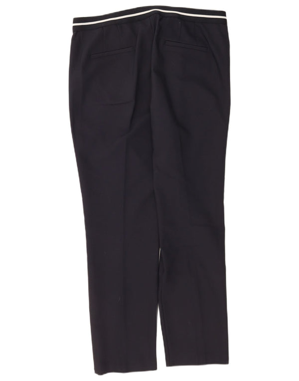 Zara Γυναικείο κωνικό παντελόνι Chino XL W36 L28 Navy Blue