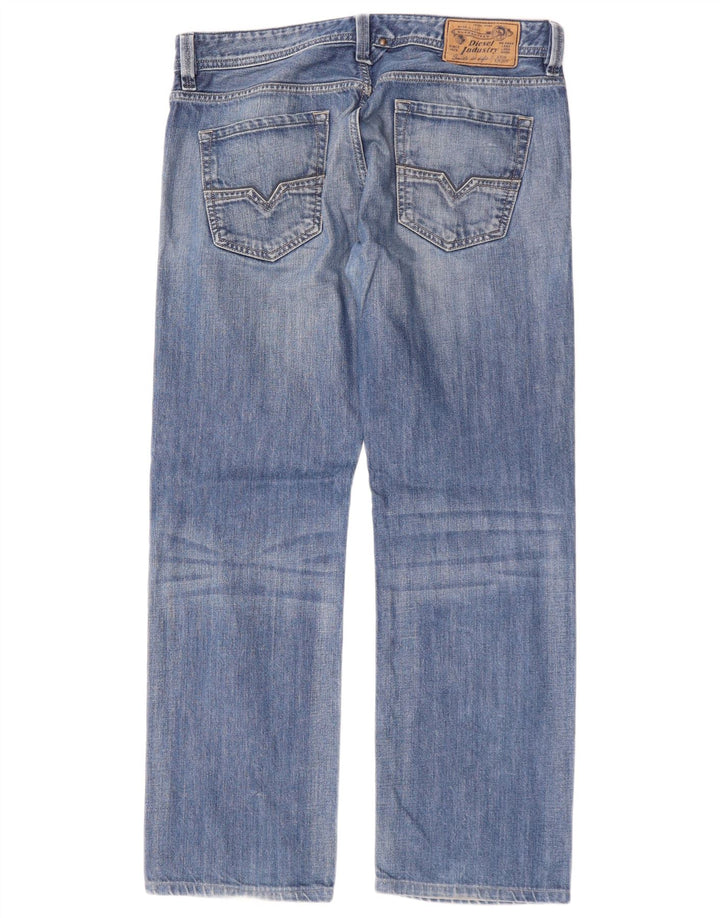 Diesel Ανδρικό Larkee Regular Straight Jeans W33 L30 Μπλε βαμβακερό
