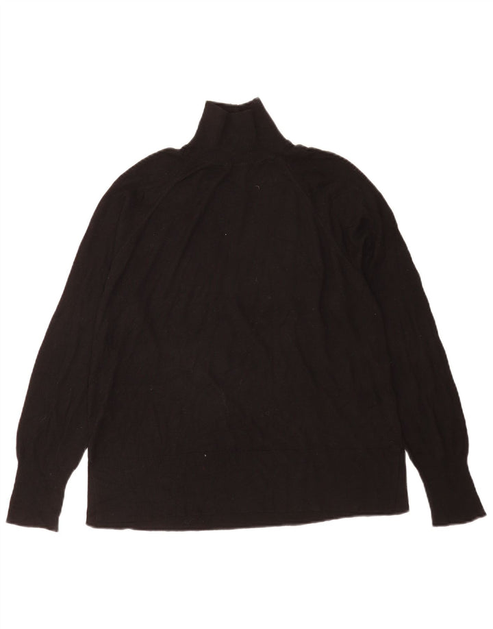 Zara Γυναικείο πουλόβερ με λαιμό χελώνα UK 10 Small Black