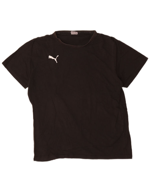 Puma Ανδρικό T-Shirt Top XL Μαύρο βαμβακερό