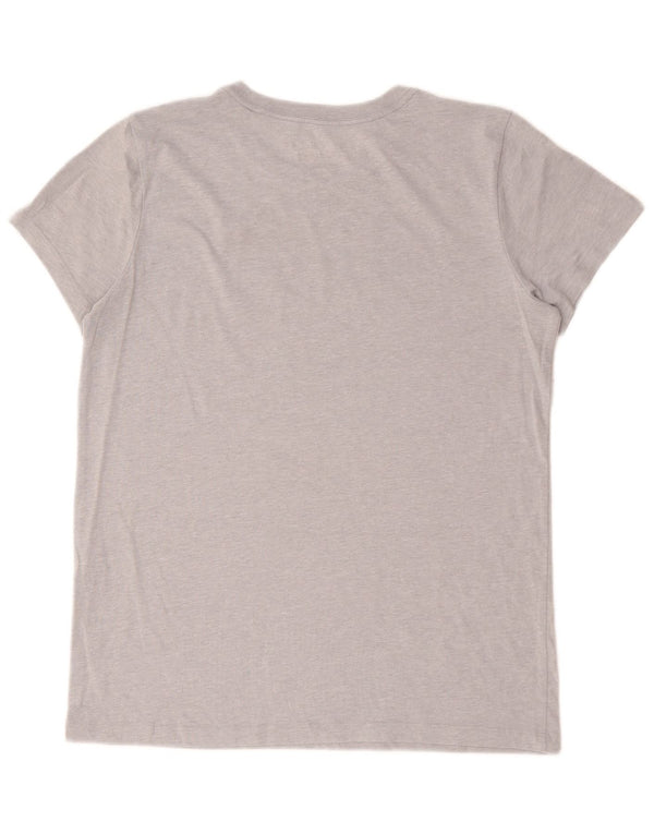Under Armour Γυναικείο γραφικό T-Shirt Top UK 14 Medium Grey