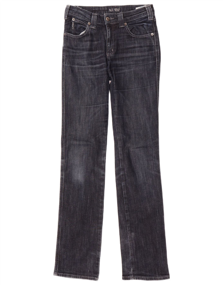 Armani Γυναικείο Straight Jeans W26 L32 Navy Blue Cotton