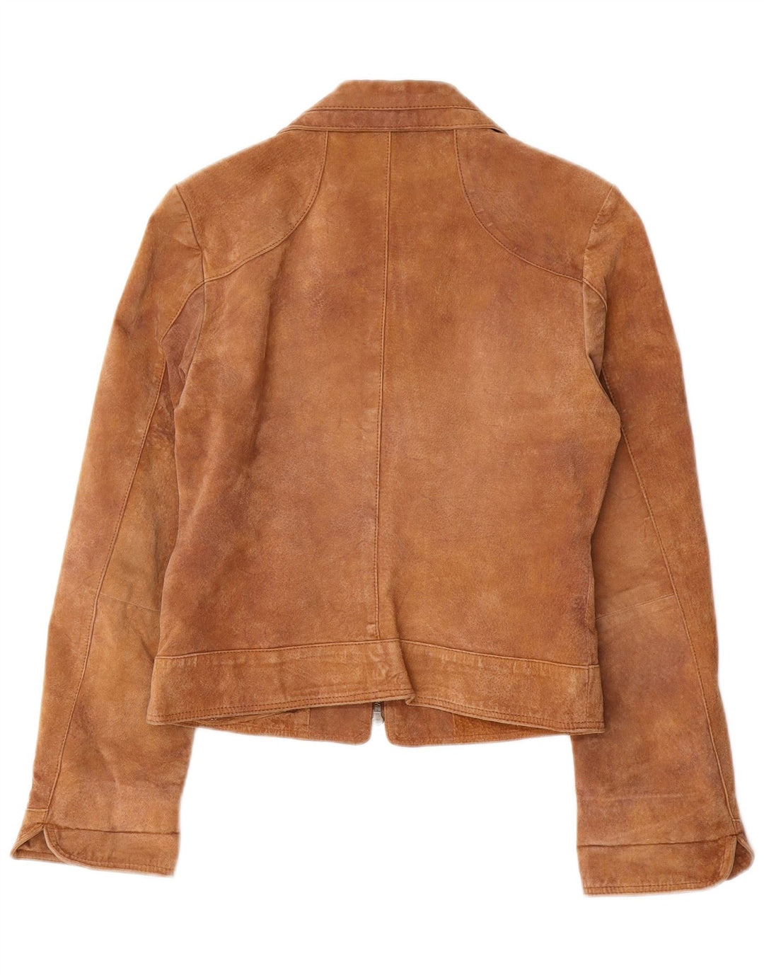 ENJOY Γυναικείο Suede Jacket UK 10 Small Brown Leather