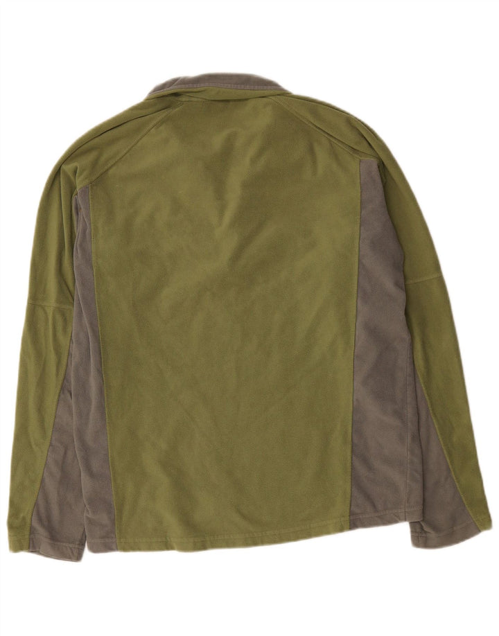Berghaus Ανδρικό φερμουάρ με λαιμόκοψη Fleece Jumper Medium Khaki Colourblock Πολυεστέρας