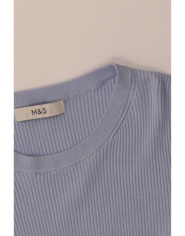 Marks & Spencer Γυναικείο T-Shirt Top UK 6 XS Blue
