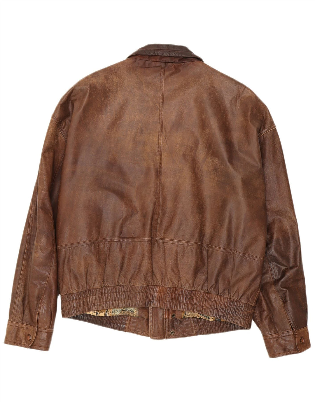 Trapper Ανδρικό Δερμάτινο Μπουφάν IT 52 XL Καφέ