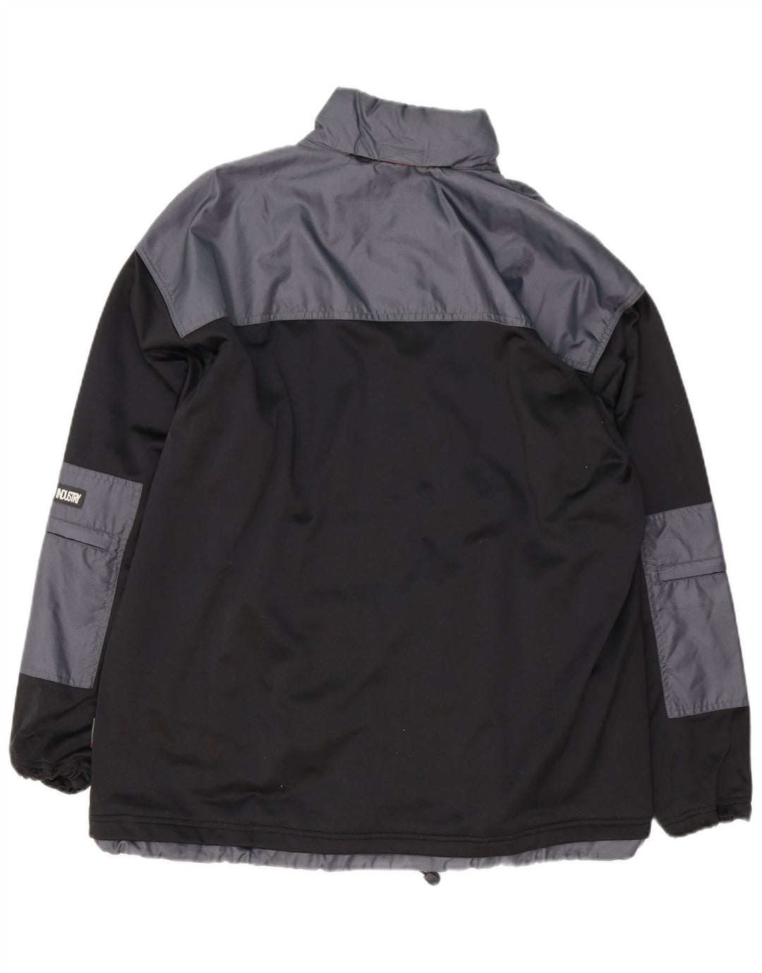 Herod Sport Mens Utility Jacket UK 42 XL Black Colorblock Polyester