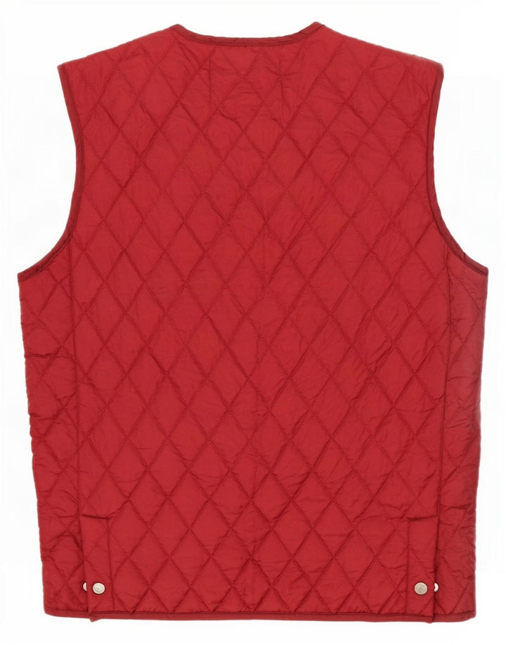 Ανδρικό καπιτονέ Gilet Sinclair UK 38 Medium Burgundy Nylon