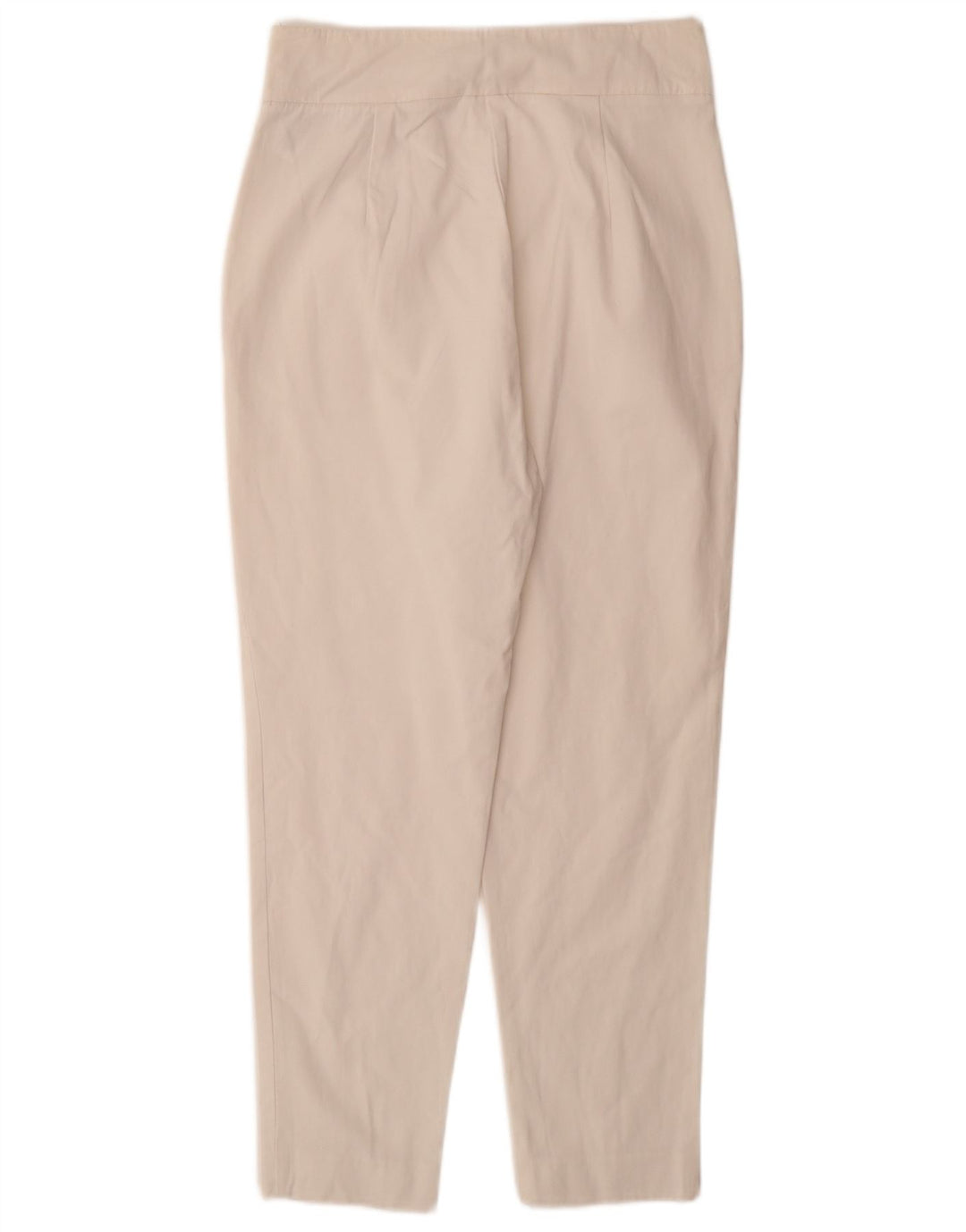 LIU JO Γυναικείο κωνικό κομμένο παντελόνι IT 40 Small W28 L25 Λευκή βισκόζη