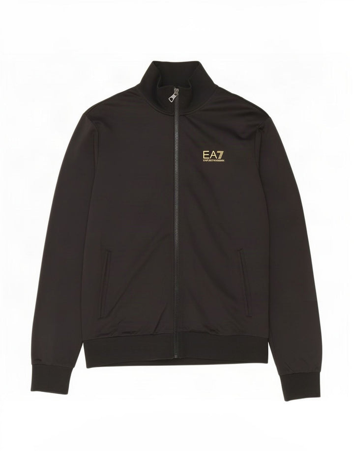 Emporio Armani Ανδρική φόρμα φόρμας με γραφικές φόρμες Top Jacket Small Black Polyester