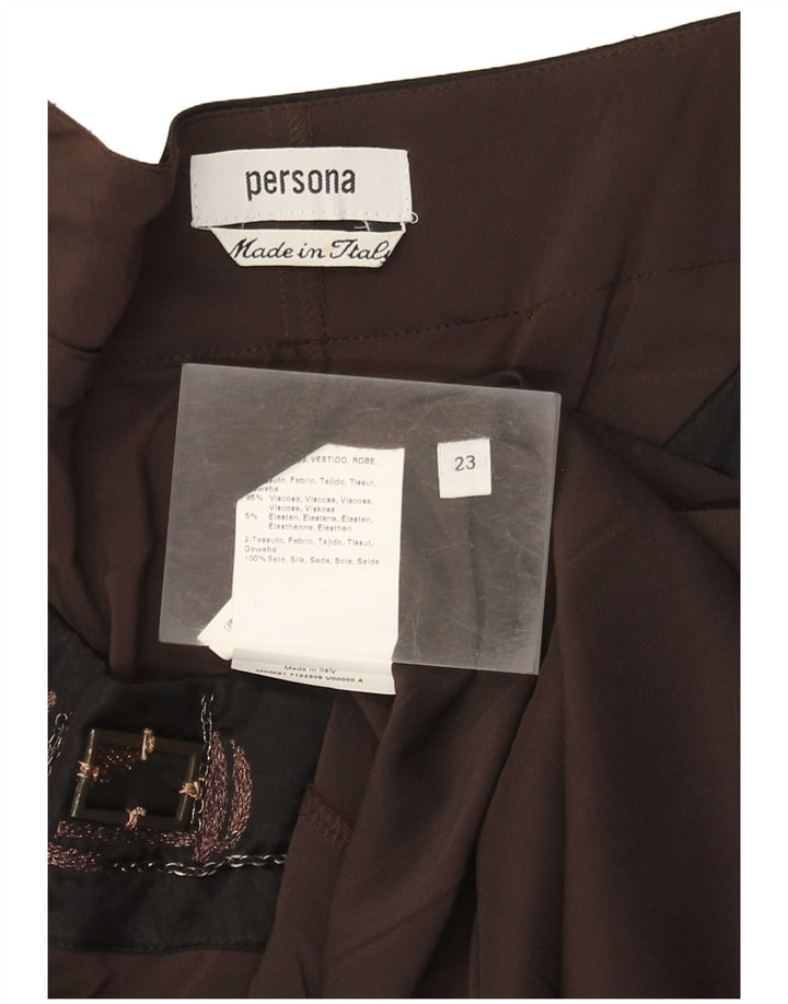 Persona Γυναικεία Μπλούζα Top Size 23 Μεσαίο Καφέ Βισκόζη