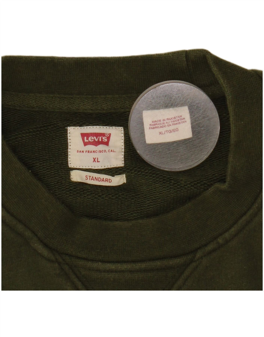 Ανδρικό φούτερ Levi's Standard Jumper XL Khaki