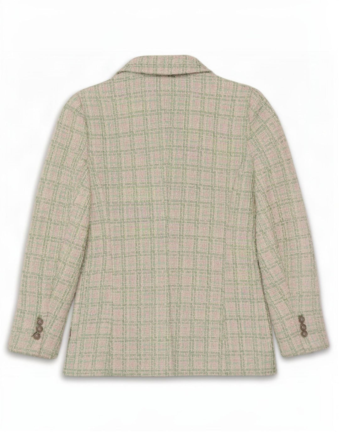 Zara Γυναικείο σακάκι Blazer με διπλό στήθος UK 12 μεσαίου μεγέθους πράσινη επιταγή