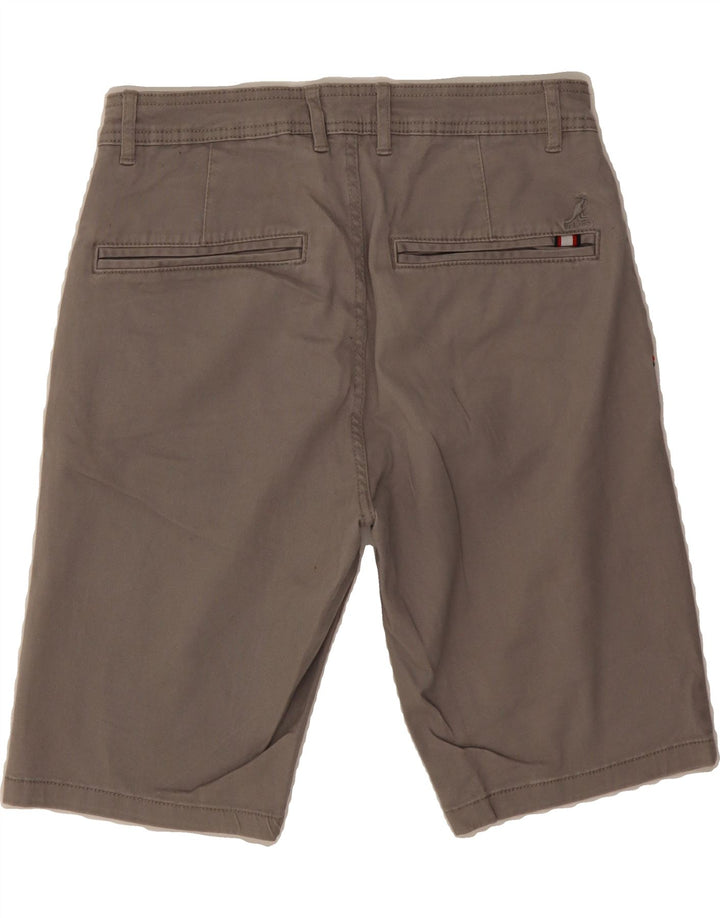 KANGOL Mens Chino Shorts XS W30  Grey Cotton Vintage Kangol and Second-Hand Kangol from Messina Hembry 
