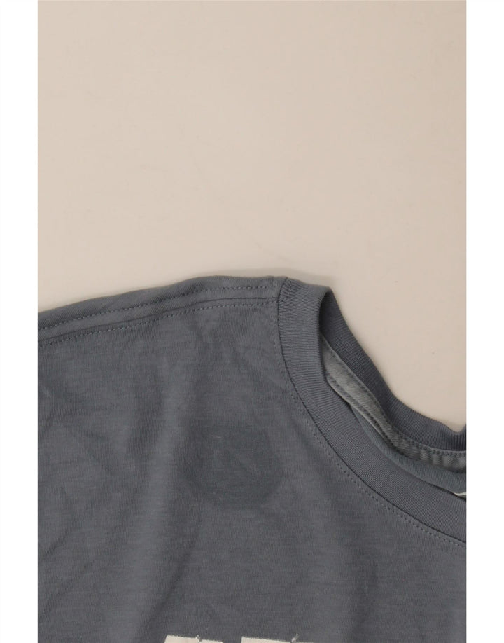 Μπλουζάκι Nike ανδρικό Dri Fit γραφικό μπλουζάκι μεγάλο μπλε βαμβακερό