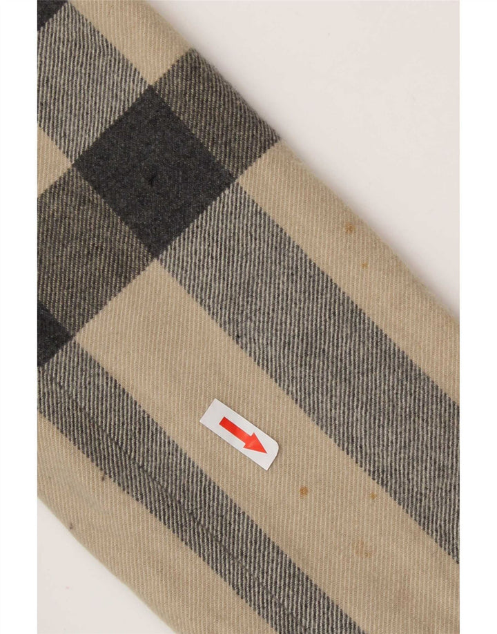 Zara Γυναικείο ανοιχτό παλτό UK 10 Small Beige καρό