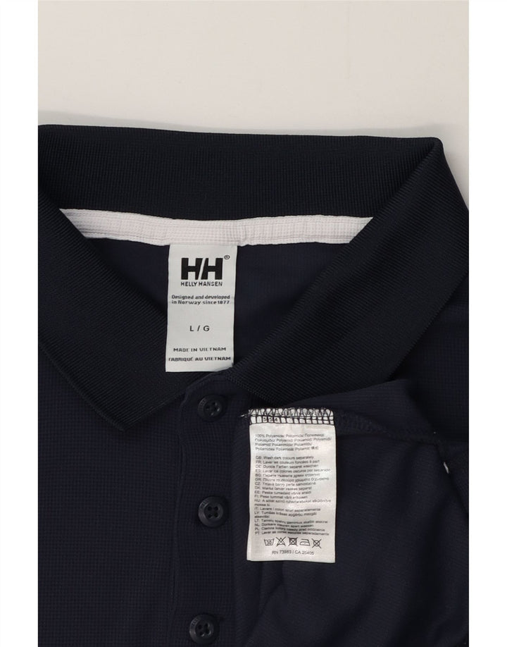 Helly Hansen ανδρικό μπλουζάκι πόλο μεγάλο μπλε ναυτικό