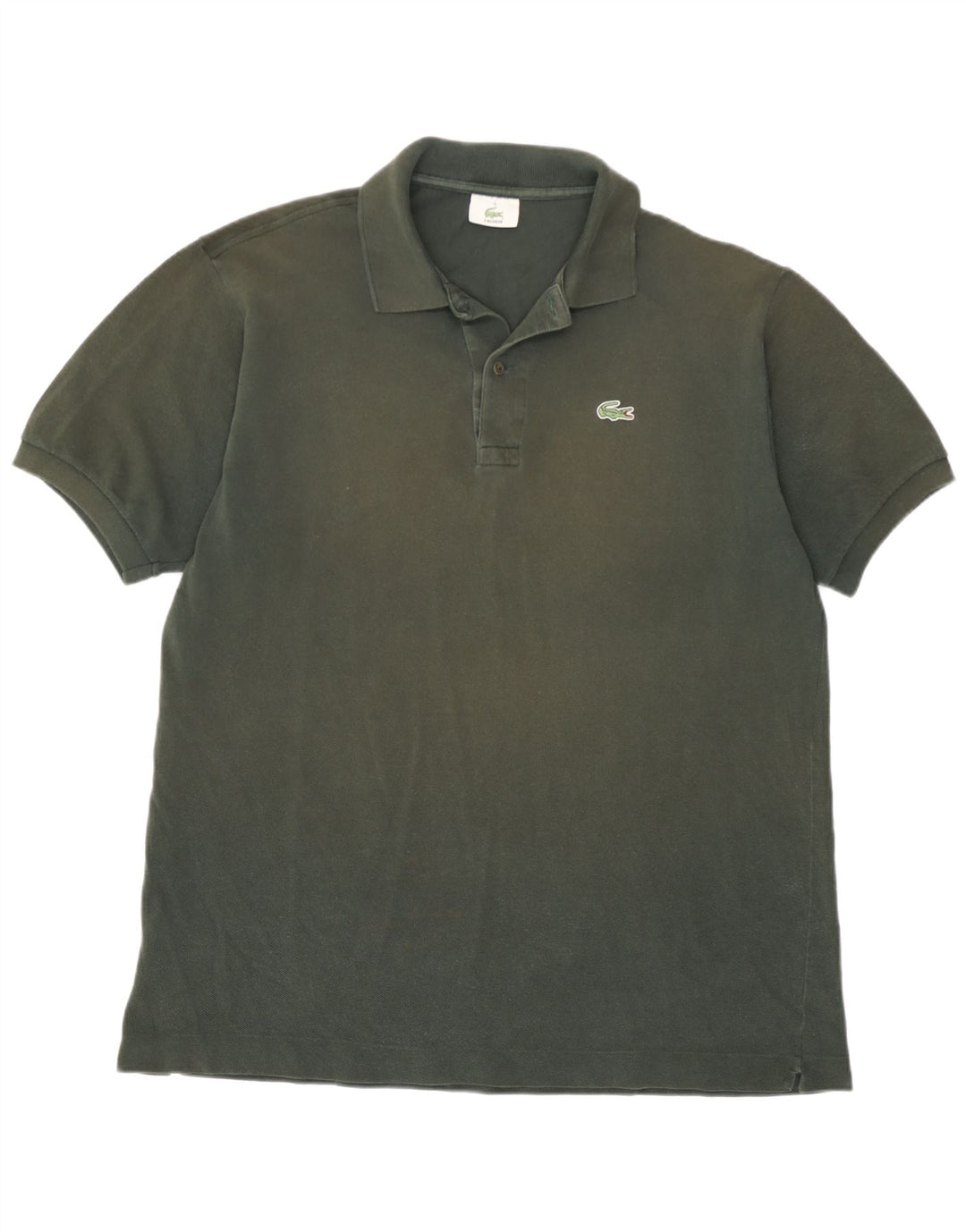 Ανδρικό πουκάμισο πόλο Lacoste US 5 Μεγάλο πράσινο βαμβακερό