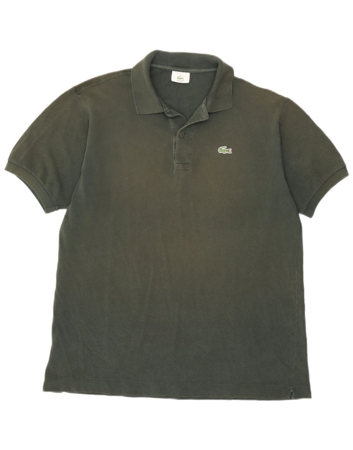 Ανδρικό πουκάμισο πόλο Lacoste US 5 Μεγάλο πράσινο βαμβακερό
