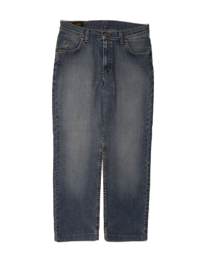 LEE Mens Brooklyn Straight Jeans W32 L28 Blue Cotton Vintage Lee and Second-Hand Lee from Messina Hembry 