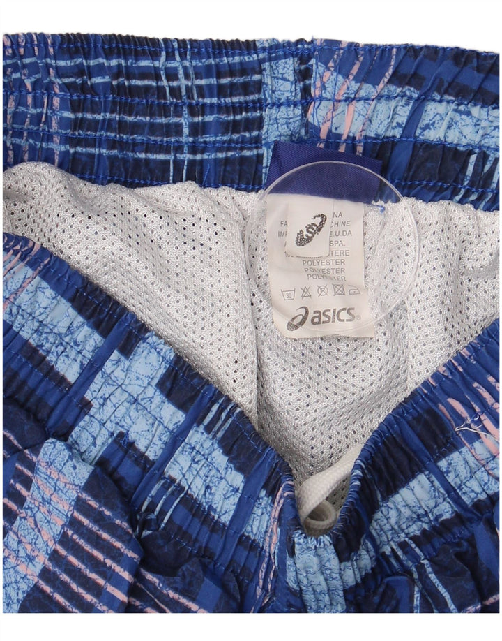 Ανδρικό σορτς κολύμβησης ASICS Small Blue Check Polyester