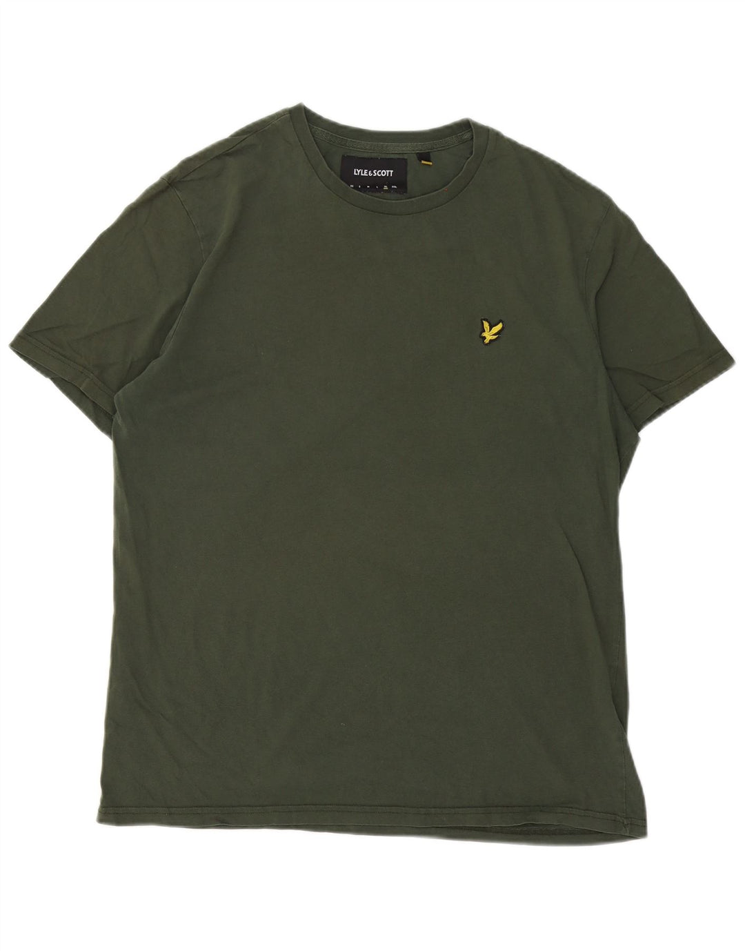 Ανδρικό T-Shirt Lyle & Scott Top XL Khaki Cotton