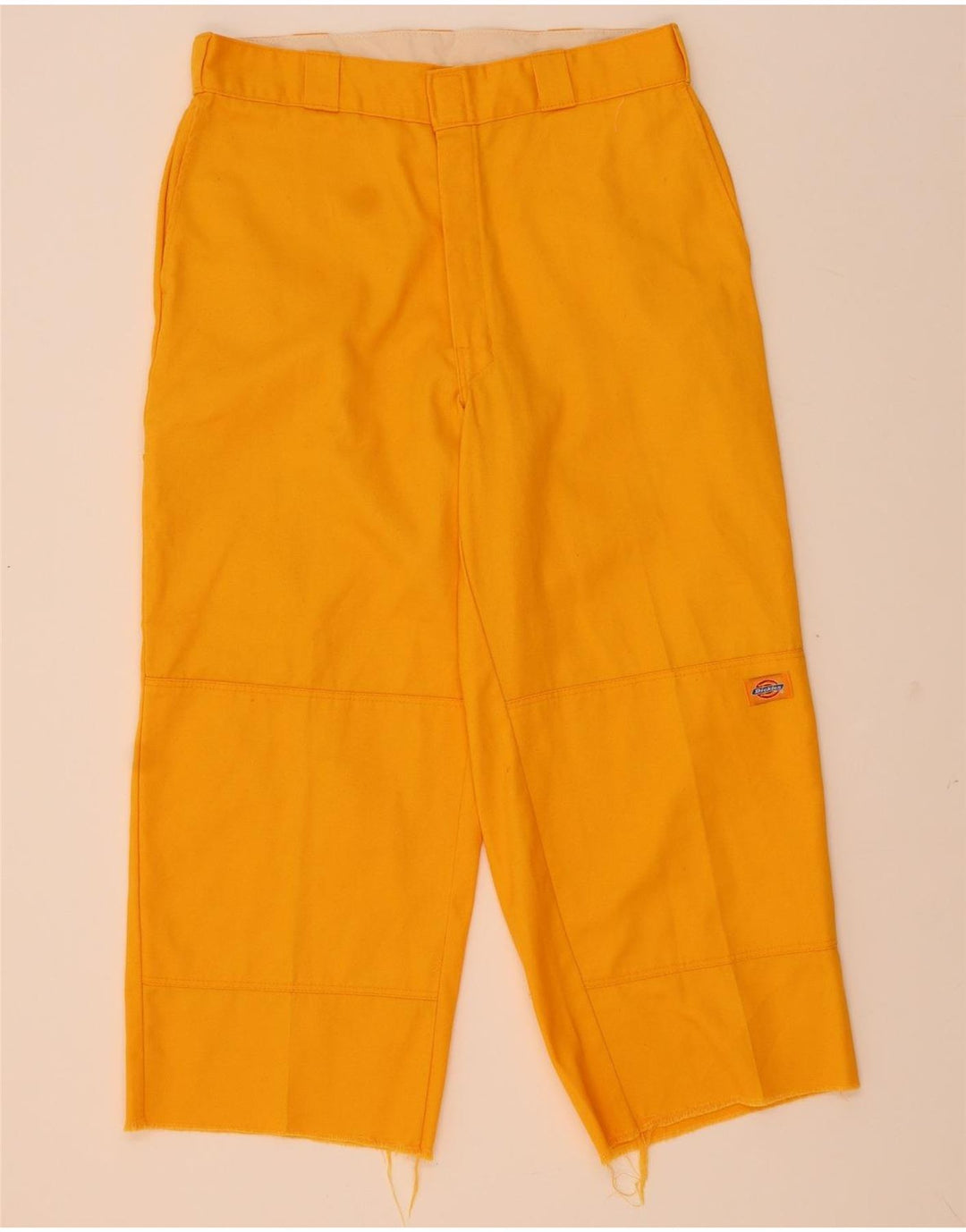 Ανδρικό παντελόνι Dickies Crop Cargo W34 L24 κίτρινο πολυεστέρα