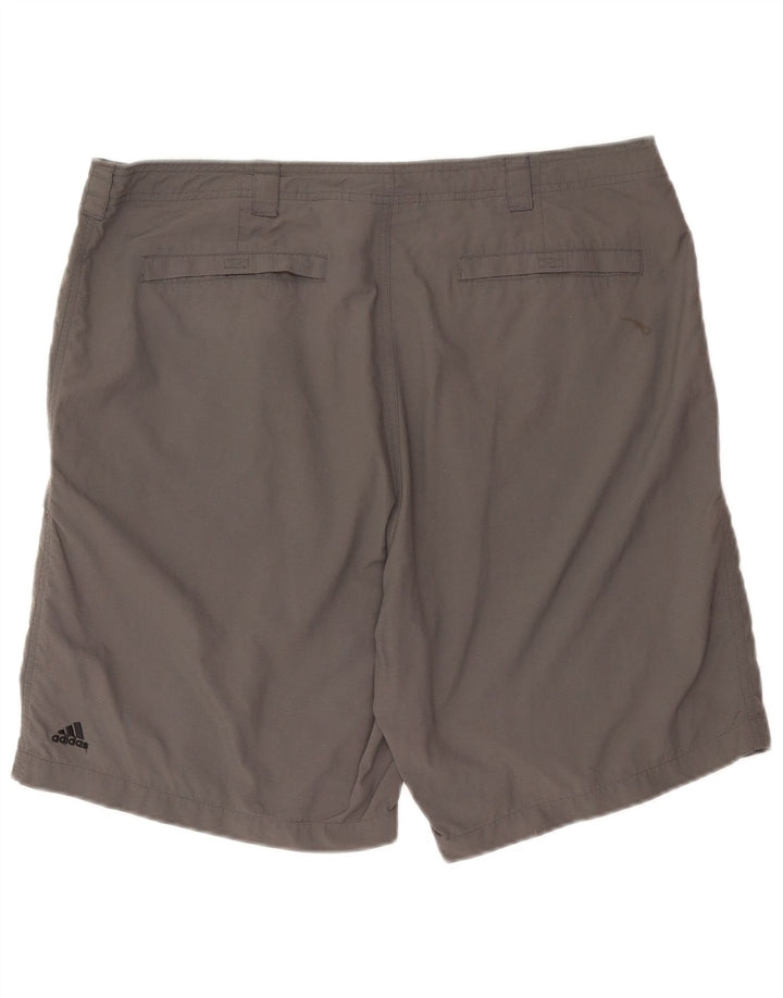 Ανδρικό casual σορτς Adidas XL W38 σε γκρι πολυεστέρα