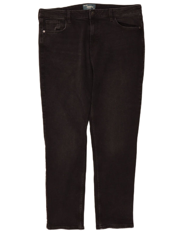 Fat Face Γυναικείο Sway Slim Jeans UK 18 XL W38 L30 μαύρο βαμβακερό