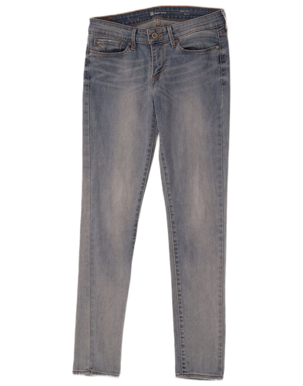 Levi's Womens Slight Curve Modern Rise Skinny Jeans W28 L32 Blue Cotton