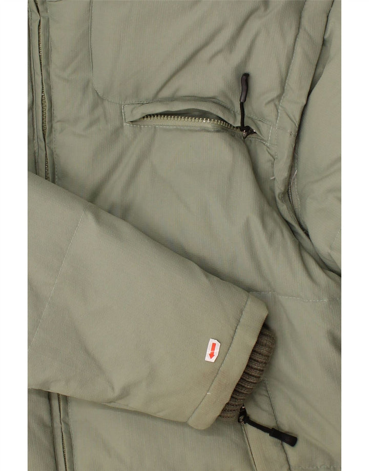 FILA Mens Hooded Padded Jacket UK 40 Large Green Polyamide Vintage Fila and Second-Hand Fila from Messina Hembry 