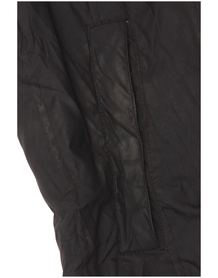 TRUSSARDI JEANS Ανδρικό μπουφάν με επένδυση IT 46 Small μαύρο