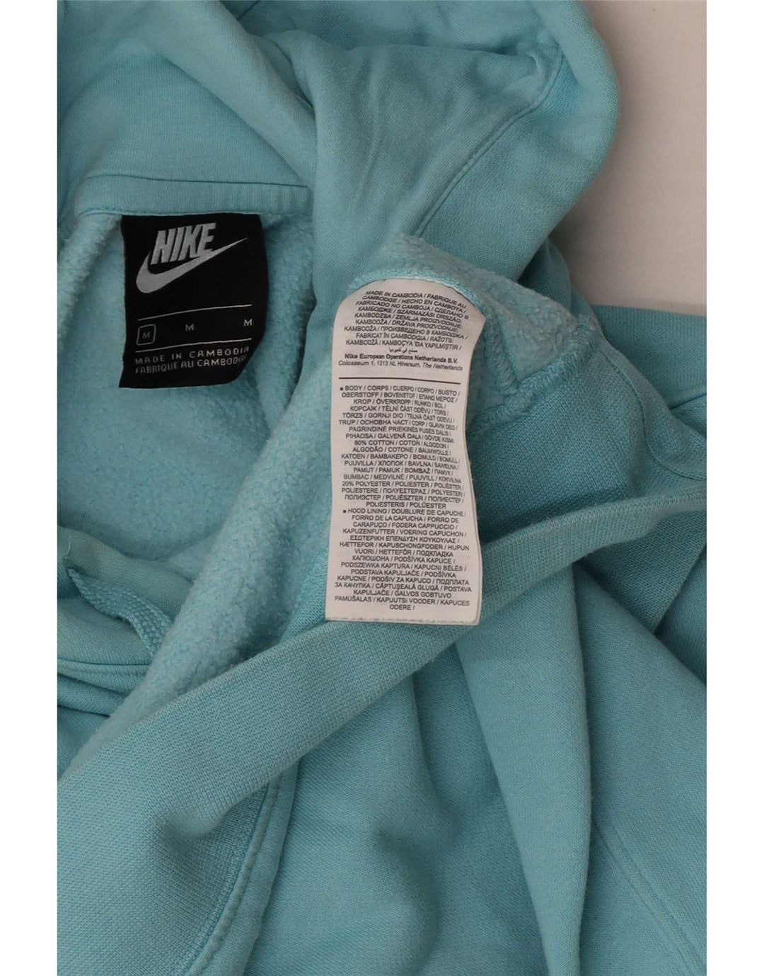 Ανδρικό φούτερ Nike, μεσαίο μπλε βαμβακερό