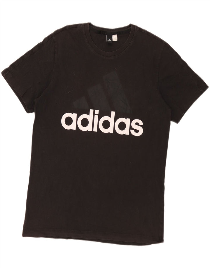 Ανδρικό γραφικό T-Shirt Adidas Top Medium Μαύρο