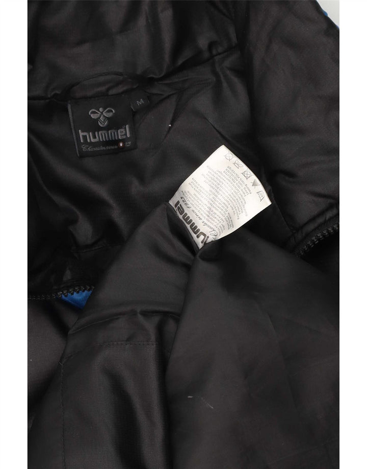 Ανδρικό μπουφάν Hummel UK 38 Medium Black Colorblock Πολυεστέρας