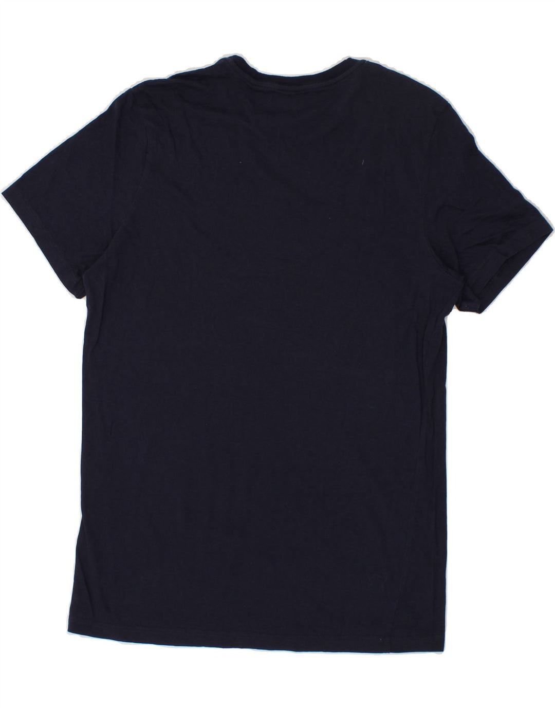 TOMMY HILFIGER Mens T-Shirt Top Medium Navy Blue Cotton Vintage Tommy Hilfiger and Second-Hand Tommy Hilfiger from Messina Hembry 