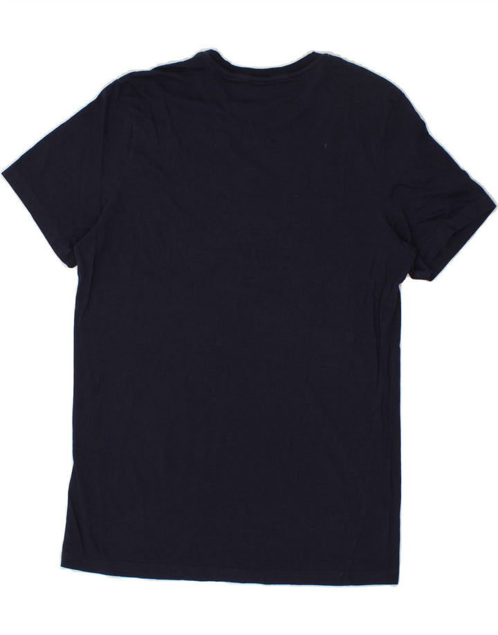 TOMMY HILFIGER Mens T-Shirt Top Medium Navy Blue Cotton Vintage Tommy Hilfiger and Second-Hand Tommy Hilfiger from Messina Hembry 