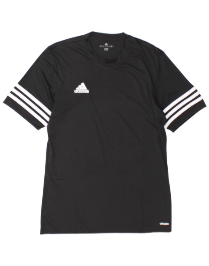 Ανδρικό T-Shirt Climalite Adidas Top Medium Μαύρο