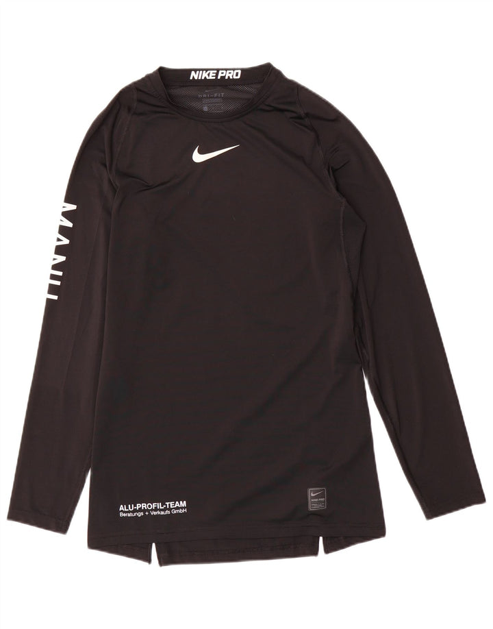 Γραφικό τοπ Nike Ανδρικό Dri Fit Μακρύ Μαύρο Πολυεστέρας