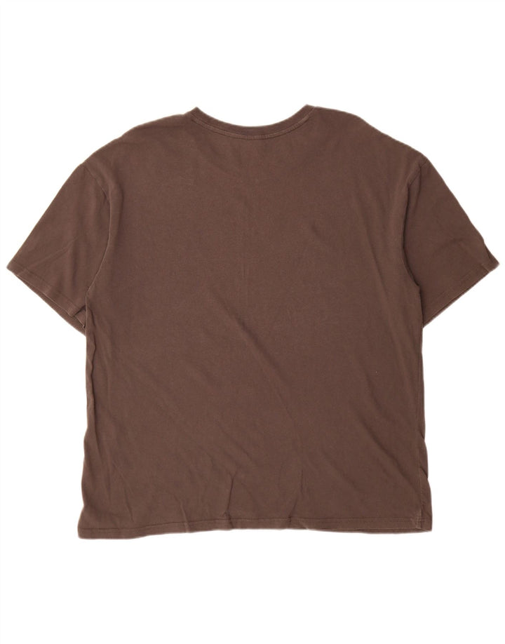 Ανδρικό T-Shirt γραφικό Hurley Top Large καφέ
