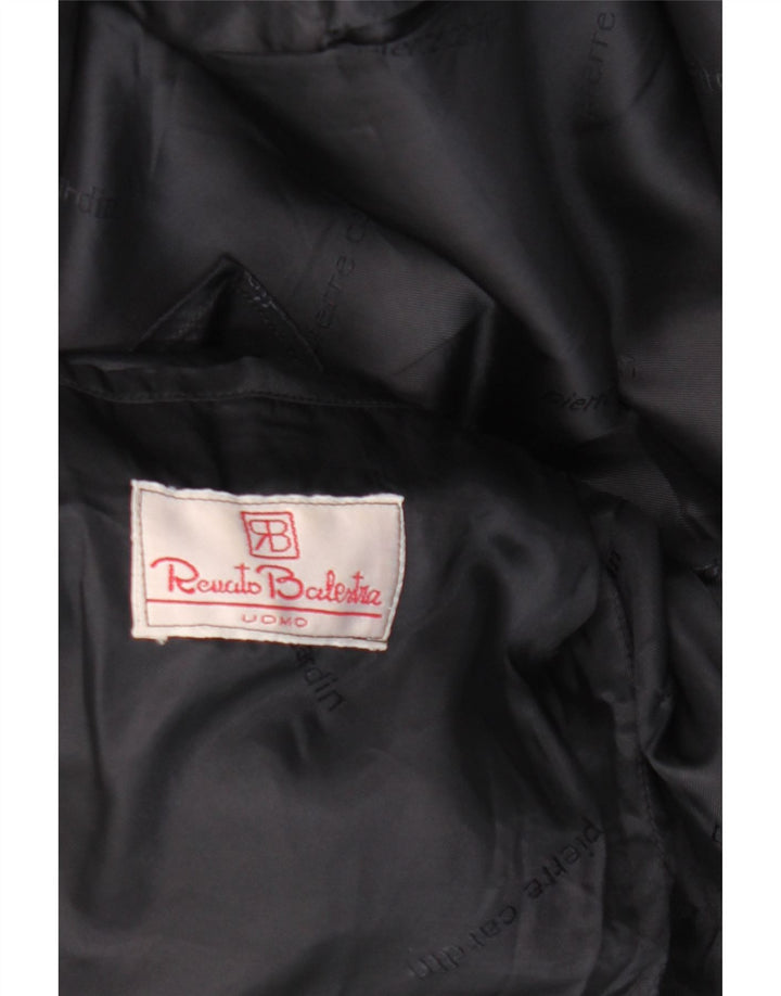 Renato Balestra Ανδρικό σακάκι με 3 κουμπιά σακάκι UK 38 Medium Navy Blue Check