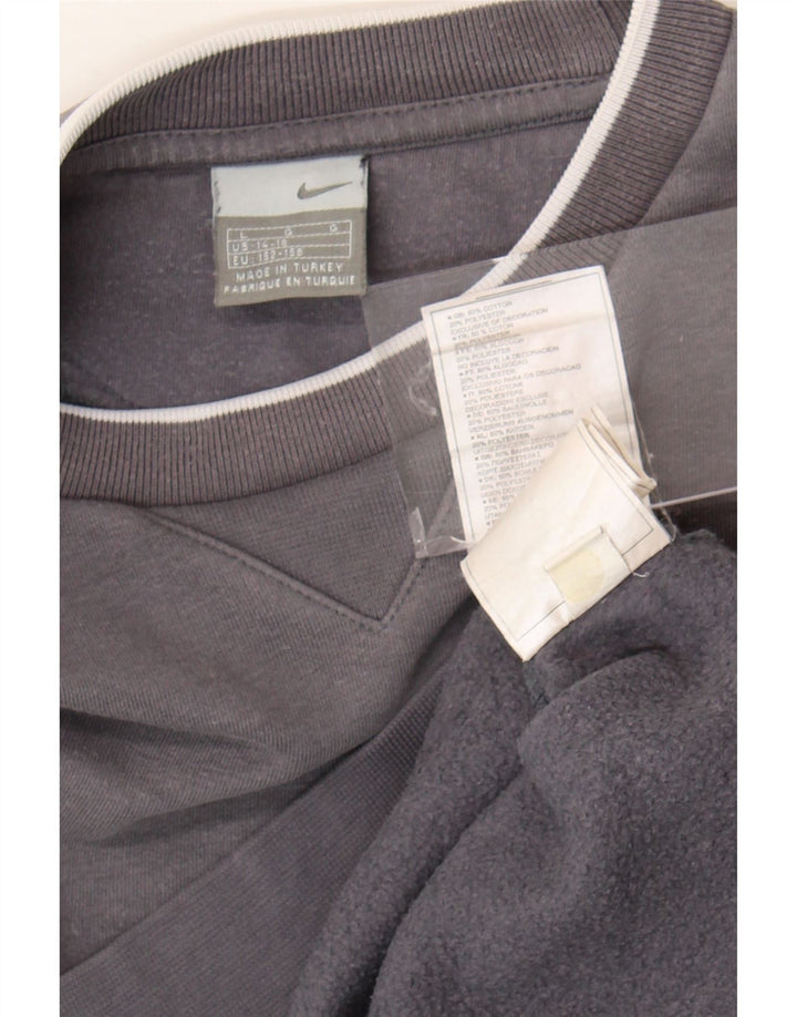 Φούτερ Nike Boys Jumper 12-13 ετών Μεγάλο γκρι βαμβακερό