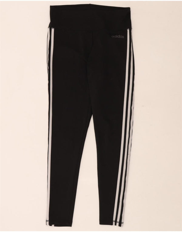 Γυναικεία κολάν ADIDAS Climalite UK 12/14 Medium Black Polyester