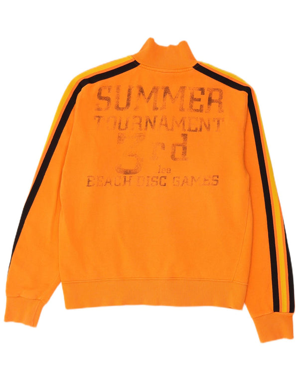 Γυναικεία φόρμα γραφικών Lee Top Jacket UK 14 Medium Orange Colourblock