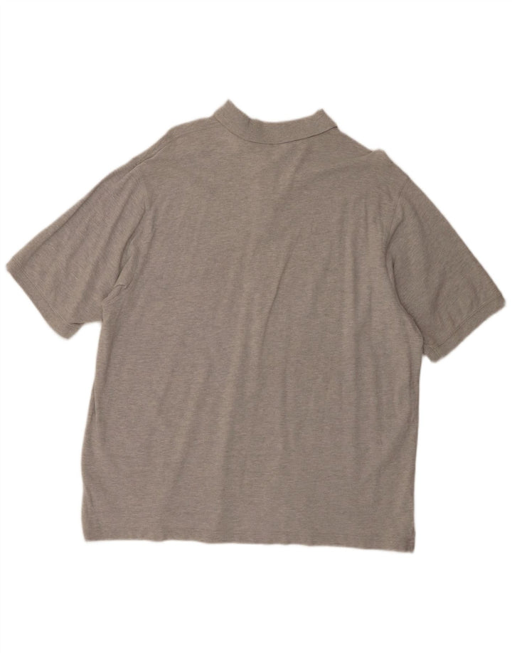 Ανδρικό πουκάμισο πόλο Eddie Bauer XL Γκρι βαμβακερό