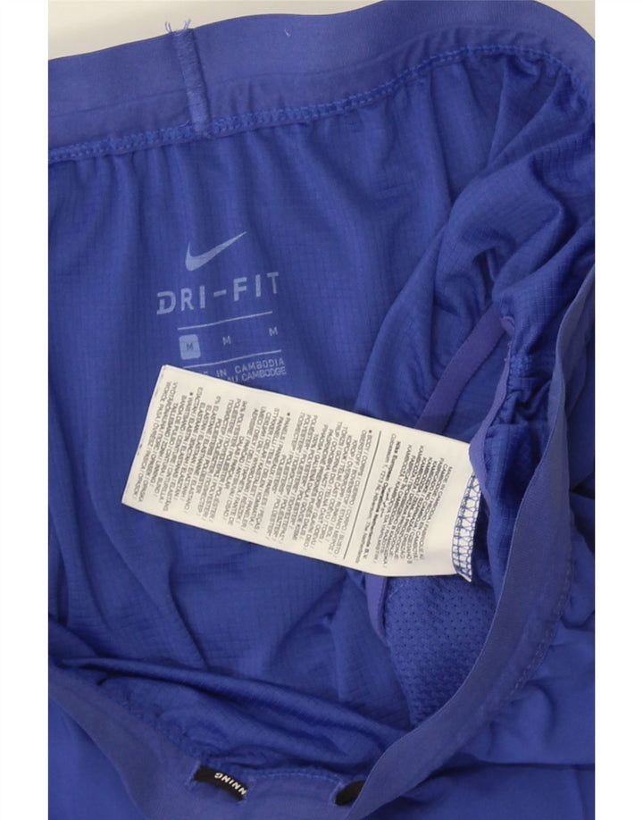 Γυναικείο αθλητικό σορτς NIKE Dri Fit UK 12 μεσαίου μπλε πολυεστέρα