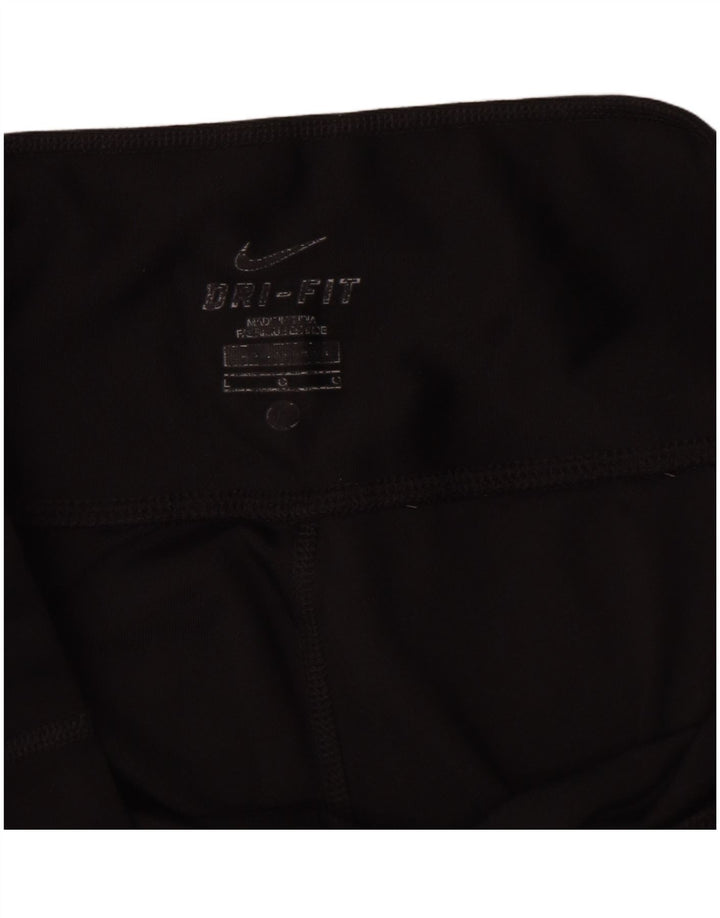 Γυναικείο κολάν Nike Dri Fit Capri UK 14 Μεγάλο μαύρο πολυεστέρα