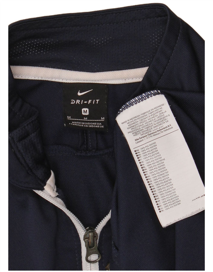 Ανδρική φόρμα Nike Dri Fit Μπουφάν μεσαίου μπλε πολυεστέρα