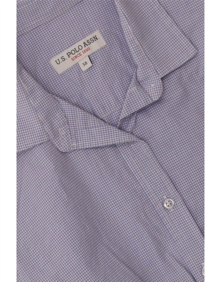 Πόλο Ασν. Γυναικείο πουκάμισο EU 38 Medium Blue Gingham