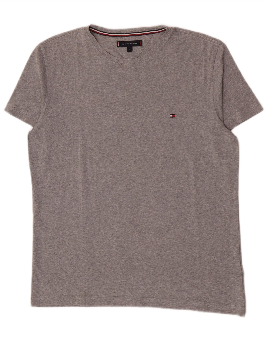 Ανδρικό T-Shirt Tommy Hilfiger Top μεγάλο γκρι βαμβακερό